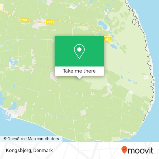 Kongsbjerg map