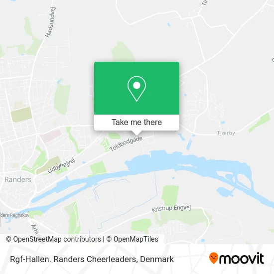 Rgf-Hallen. Randers Cheerleaders map