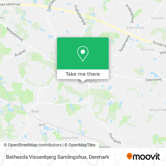 Bethesda Vissenbjerg Samlingshus map
