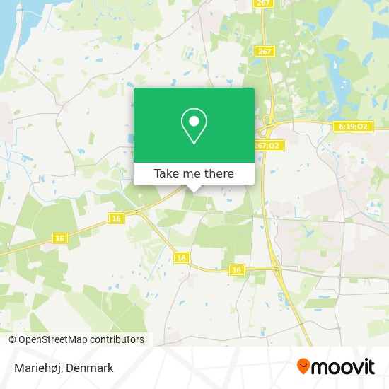 Mariehøj map