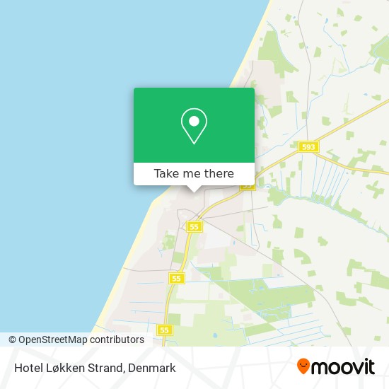 Hotel Løkken Strand map