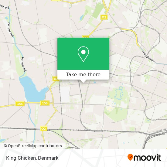 King Chicken map