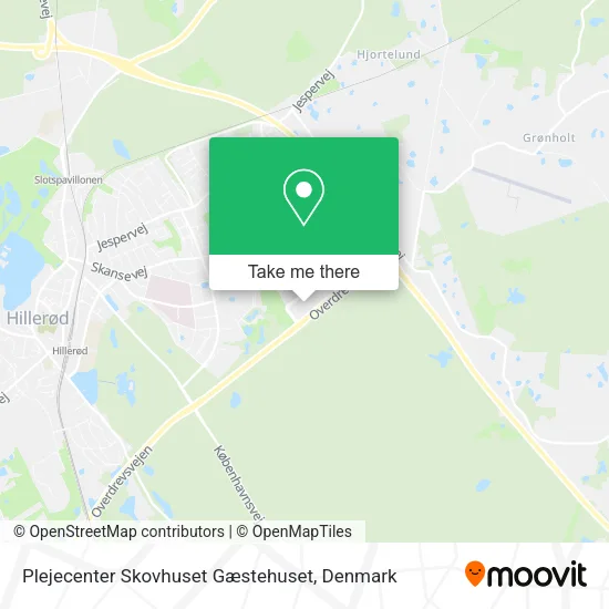 Plejecenter Skovhuset Gæstehuset map