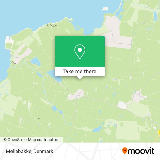 Møllebakke map