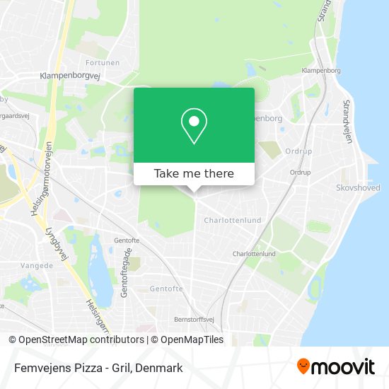 Femvejens Pizza - Gril map