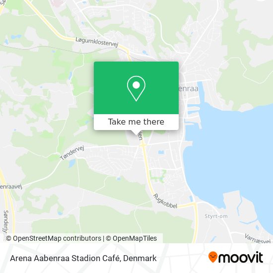 Arena Aabenraa Stadion Café map