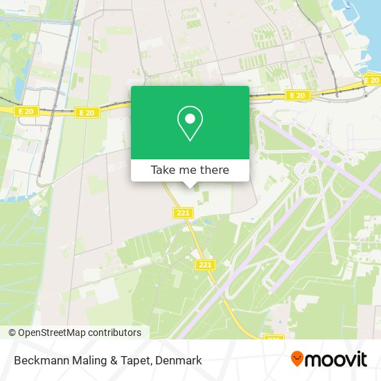get to Beckmann Maling & Tapet in Tårnby by Bus, Train or Metro?