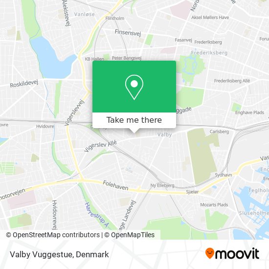 Valby Vuggestue map