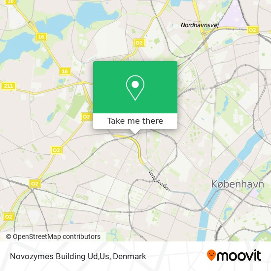 Novozymes Building Ud,Us map