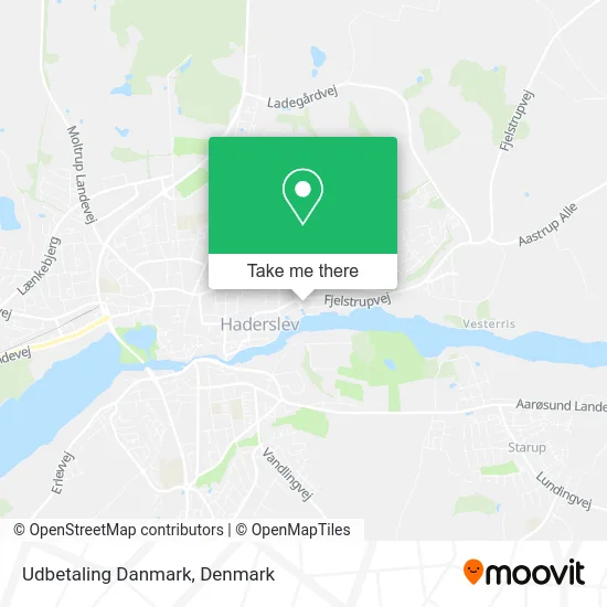 Udbetaling Danmark map