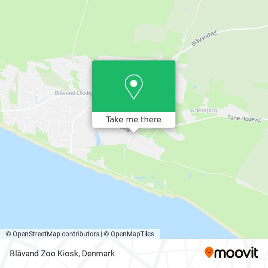 Blåvand Zoo Kiosk map