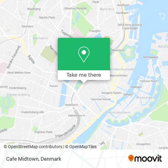 Cafe Midtown map