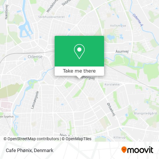Cafe Phønix map