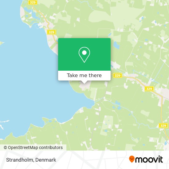 Strandholm map