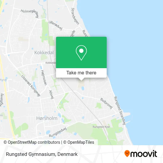 Rungsted Gymnasium map