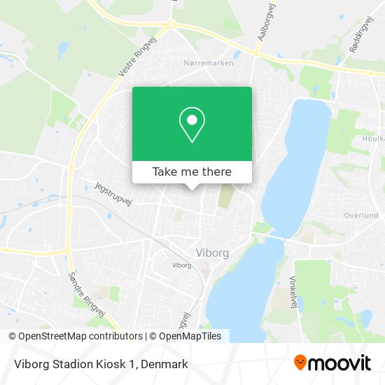 Viborg Stadion Kiosk 1 map