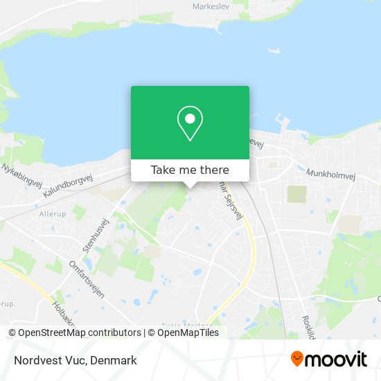 Nordvest Vuc map