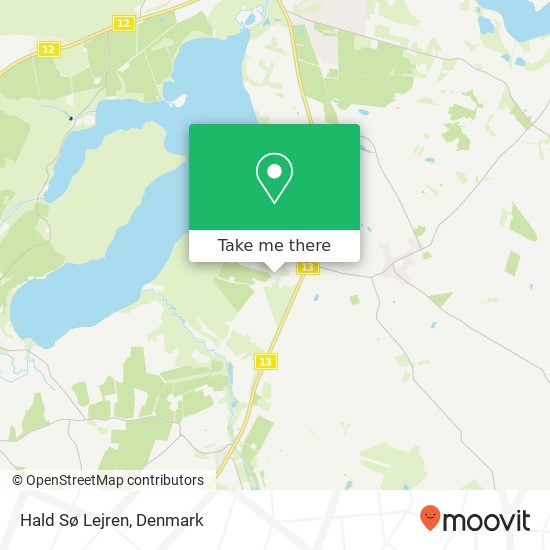 Hald Sø Lejren map