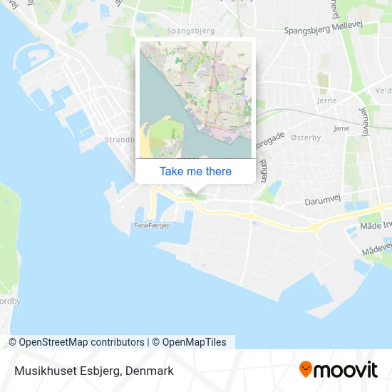 Musikhuset Esbjerg map