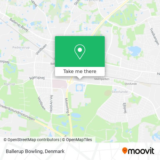 Ballerup Bowling map