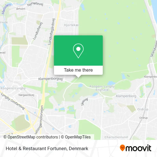 Hotel & Restaurant Fortunen map