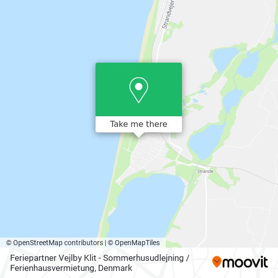 Feriepartner Vejlby Klit - Sommerhusudlejning / Ferienhausvermietung map