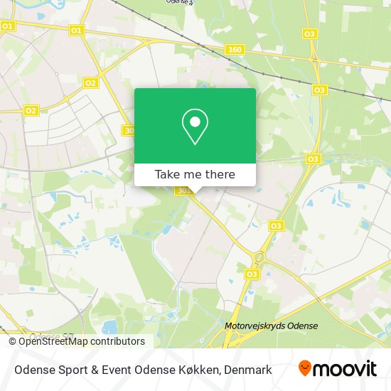 Odense Sport & Event Odense Køkken map