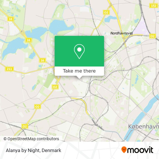 Alanya by Night map