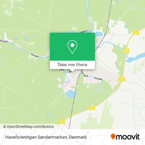 Haveforeningen Søndermarken map