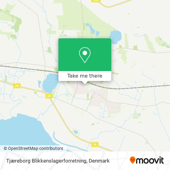 Tjæreborg Blikkenslagerforretning map