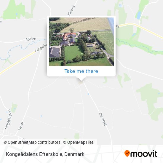 Kongeådalens Efterskole map