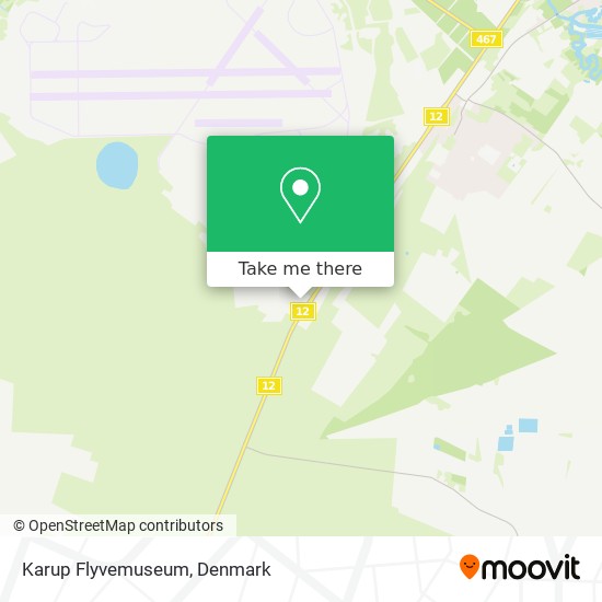 Karup Flyvemuseum map