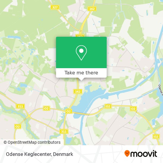 Odense Keglecenter map