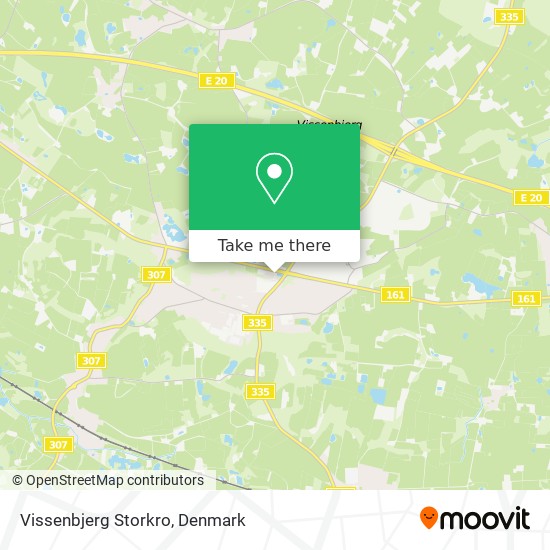 Vissenbjerg Storkro map