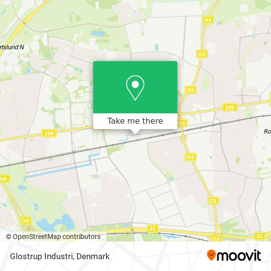 Glostrup Industri map