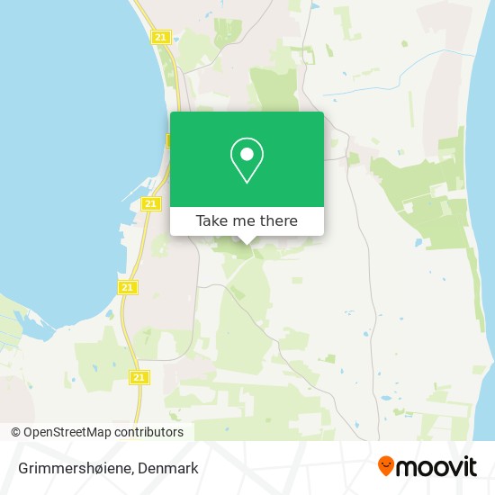 Grimmershøiene map