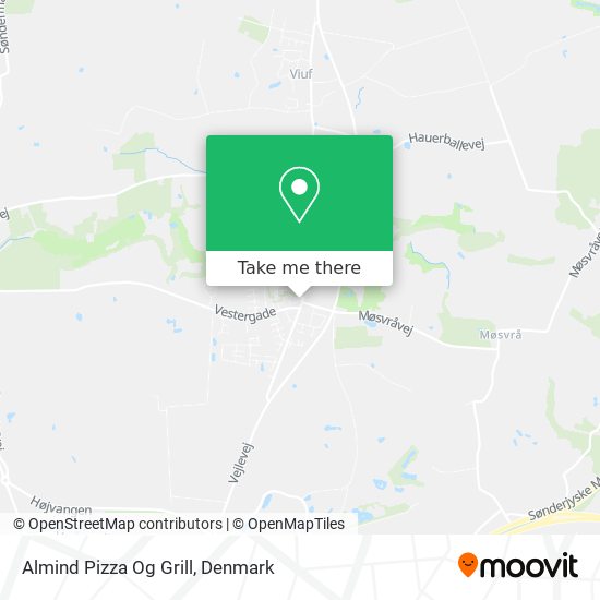 Almind Pizza Og Grill map