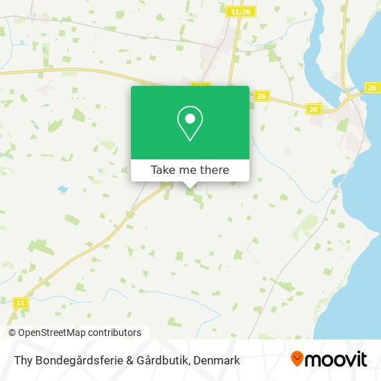 Thy Bondegårdsferie & Gårdbutik map
