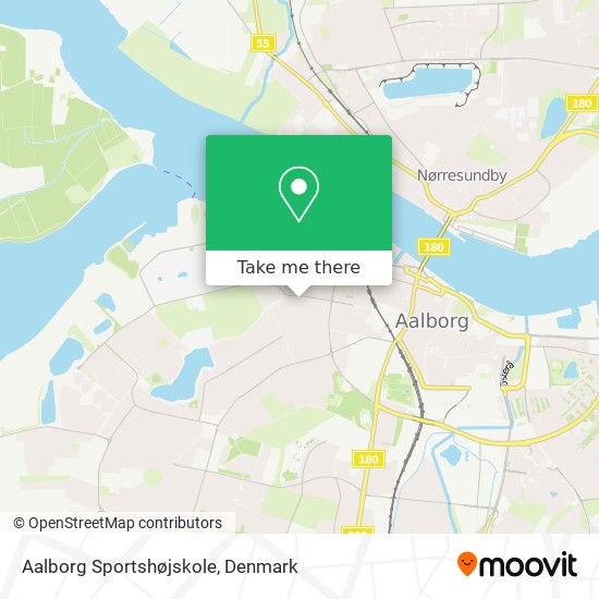 Aalborg Sportshøjskole map