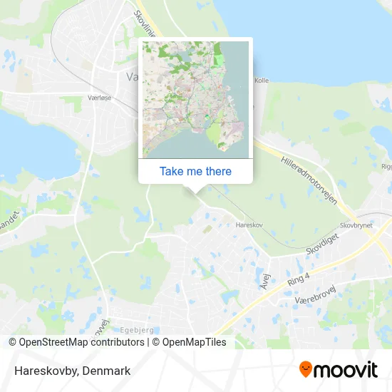 Hareskovby map