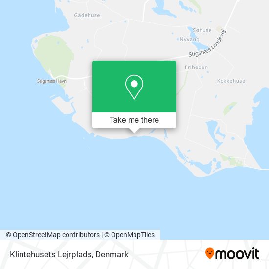 Klintehusets Lejrplads map