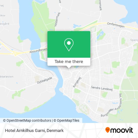 Hotel Arnkilhus Garni map