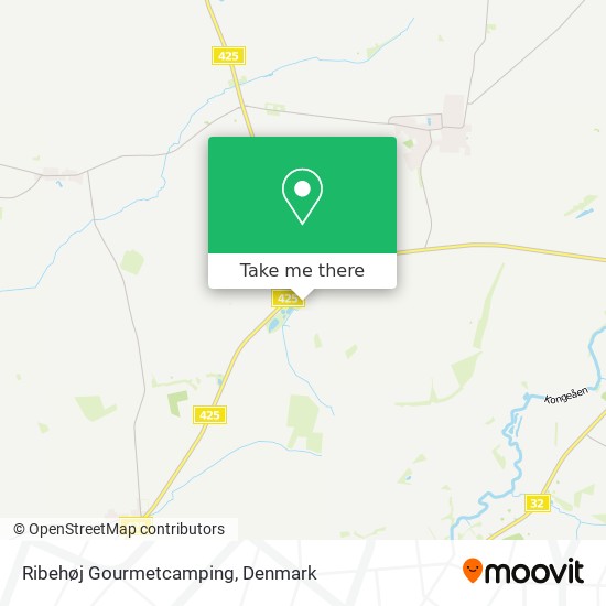 Ribehøj Gourmetcamping map