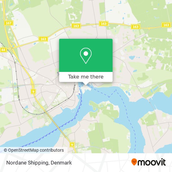 Nordane Shipping map