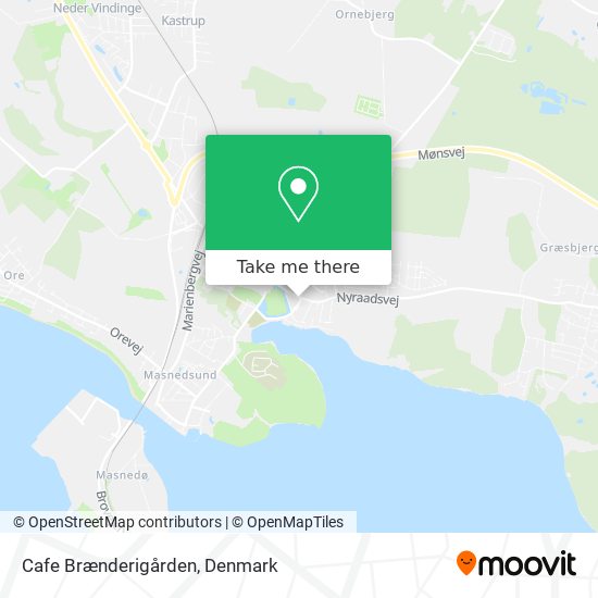 Cafe Brænderigården map