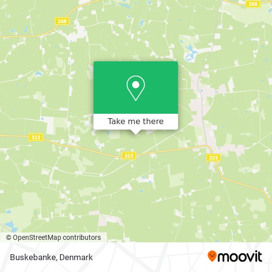 Buskebanke map