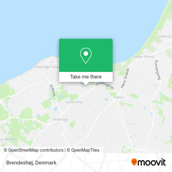Brendeshøj map