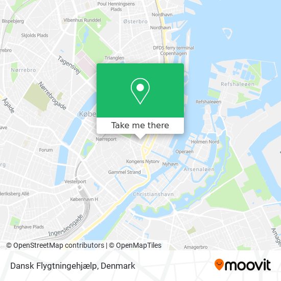 Dansk Flygtningehjælp map