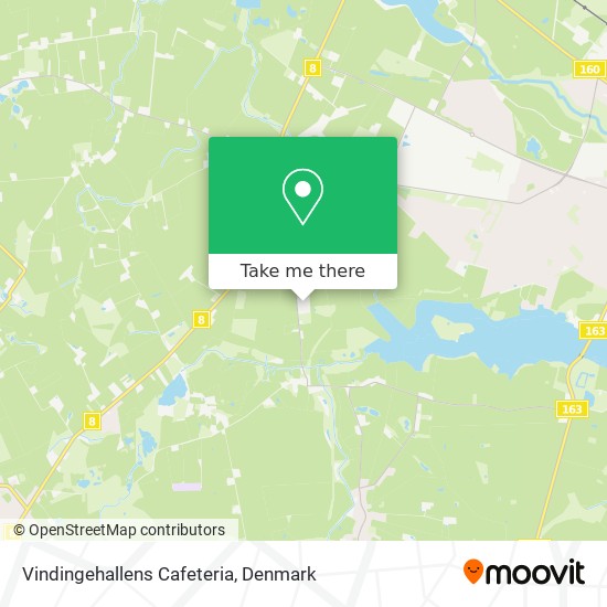 Vindingehallens Cafeteria map