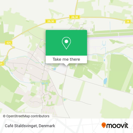 Café Staldsvinget map